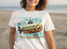 Sub Retro Shirts, Sandwich Design, Sandwich Memes Funny, Retro Shirt Design, Sub Sandwich, Sub Sandwiches, Funny Gifts For Dad, Form Design, Shirt Png