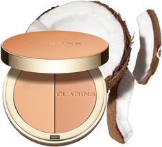 "If you're looking to create the ultimate sun-kissed glow in a matter of moments, then you need to add the Clarins Ever Bronze Powder to your makeup bag." - Kate, Escentual Beauty Team.. Why You'll Love The Clarins Ever Bronze Powder:. Compact bronzing powder that adds a warm radiance to your skin.. Features two compatible shades in one sleek compact.. Includes a lighter shade to catch the light and a darker shade for long-lasting results.. Smooths, nourishes and protects your skin with each wear.. Helps to prolong your natural tan.. Available in three shades.. Why It's Escentual:. Designed to deliver made-to-measure results, the Ever Matte Bronze Powder pairs skin-loving actives with bronzing pigments to mimic the look of a natural tan. The 90% natural origin bronzing powder adds radiant