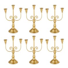 PRICES MAY VARY. Size : 3 Arm Metal candelabra Designed for 3 table centerpiece, 12 inch Tall, fit standard 0.87” taper candle Antique Candelabra: Taper candle holders hold 3 candles. It is traditional and classical style, elegant design with fine details Durable & Well Made: Candle stick holder is made of high-quality metal, welded well.The design of extended part of candle cup will prevent the wax dripping on the table. Various Occasion: the white distressed candle holders go well with wedding Distressed Candle Holders, Antique Candelabras, Gold Candelabra, Candle Sticks Wedding, Party Table Centerpieces, Metal Candelabra, Decor Dining Room, Christmas Dining Table, Gold Candle