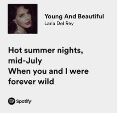 Redeeming 6, Hot Summer Nights, Summer Quotes, Lana Del Ray, Music Mood