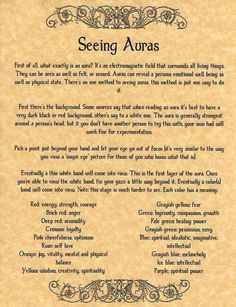 Aura Reading Practice, Reading Aura, How To Read Auras, How To See Aura, Aura Reading, Under Your Spell, Magick Spells, Wiccan Spell Book, Psychic Powers