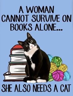 Jigsaw Puzzle, A Cat, A Black, A Woman, Black And White, Funny, Quotes, Books