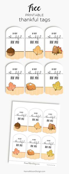 free printable thanksgiving tags for kids to use with their turkey themed food and drink