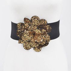 Our Sequins Flower Plus Size Elastic Belt Exudes Luxury, Style, And Sophistication. Crafted With A Unique Sequins Flower Embellishment, This Belt Is Perfect For Any Special Occasion, Offering A Stylish And Unique Finish To Your Look. One Size Fits Most, And The Elastic Belt Allows For A Comfortable Fit That Moves With You. Enjoy Special Occasions With Grace And Glamour When You Add This Sequin Belt To Your Accessory Wardrobe. Sequins Flower Plus Size Elastic Belt Polyurethane/ Elastic. Approx. W Sequin Belt, Plus Size Holiday, Tan Belt, Southwestern Boho, Boho Belts, Embroidered Belt, Laser Cut Leather, Chocolate Leather, Snake Leather