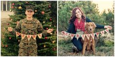 Deployment Christmas Picture! 2014 Deployment Photo Shoot, Deployment Christmas Card, Marine Christmas, Deployment Countdown, Military Family Pictures, Military Christmas Care Package, Deployment Memes Funny