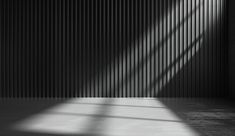 a black and white photo of an empty room