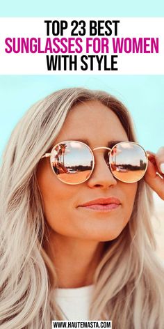 Explore the best polarized sunglasses for women that provide UV protection while keeping you stylish. Perfect for outdoor lovers and beachgoers alike! Trendy Sunglasses, Oversize Fashion, Outdoor Lover, Cat Eye Glasses