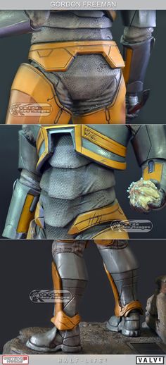 an image of some type of character in the video game overwatching, with different angles