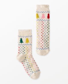 Supersoft crew socks in festive prints crafted to feel comfortable and warm all season long.
• Shaped-to-fit heels and toes (no lumps!)
• Made-to-match family prints
• Like new wash after wash
• OEKO-TEX® STANDARD 100 certified safe from hundreds of harsh chemicals Sanrio Socks, Family Prints, Tights Socks, Pajama Dress, Hanukkah Gifts, Family Print, Christmas Socks, Hanna Andersson, Gift Card Shop