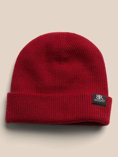 Soft and minimal, this ribbed-knit beanie is crafted from our warm and machine-washable Merino wool so you'll reach for it every time the temperatures drop.  Length: 10. 25" (26cm) Ribbed Beanie Hats For Fall, Classic Solid Beanie For Fall, Ribbed Beanie For Fall, Classic Solid Color Fall Beanie, Everyday Solid Ribbed Hat, Ribbed Beanie For Cold Weather In Fall, Classic Knitted Beanie For Everyday, Classic Knitted Everyday Beanie, Ribbed Wool Hat For Fall