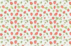 Sketch Strawberry Pattern Mural Wallpaper Strawberry Background, Pink Wallpaper Desktop, Mint Green Background, Windows Wallpaper, Cute Laptop Wallpaper, Ipad Background, Fruit Wallpaper, Cute Desktop Wallpaper