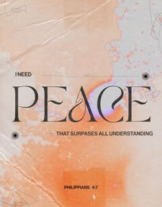 a book cover with the words peace on it