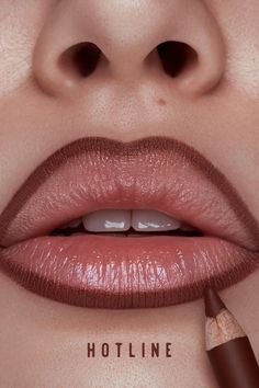 Cinnamon Aesthetic, Nude Lip Liner, Makeup Crafts, William Clark, Brown Liner, Lip Trends, Lipstick Tutorial, Anna Marie, Full Glam