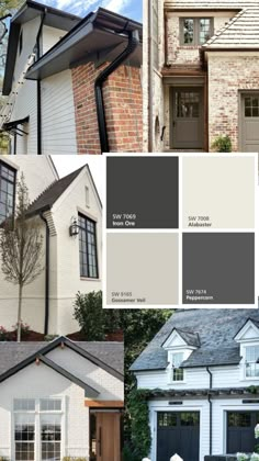 the exterior of a house with different colors