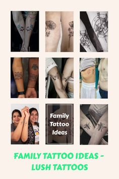 the family tattoo ideas - lush tattoos are available for all ages and abilities to choose from