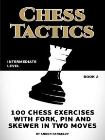 the book cover for chess tactics