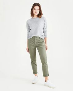 Weekend Chinos, Slim Fit – Dockers® Chino Pants Women, Dockers Pants, Garment Manufacturing, Fall Pants, Perfect Swimsuit, Easy Style, Slim Fit Chinos, Big And Tall Outfits, Chino Pants