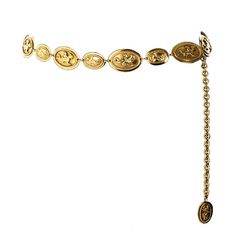 Preowned Vintage Chanel Gold Belt With Angel Design ($800) ❤ liked on Polyvore featuring accessories, belts, jewelry, cintos, chanel, multiple, chain belt, adjustable belt and chanel belt Gold Belt Dress, Angel Accessories, Gold Chain Belt, Angel Design, Jewelry Chanel