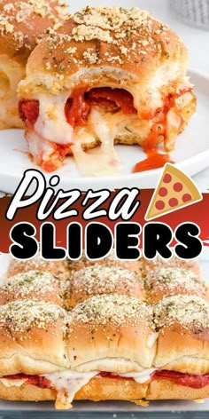 there are two different types of pizza sliders