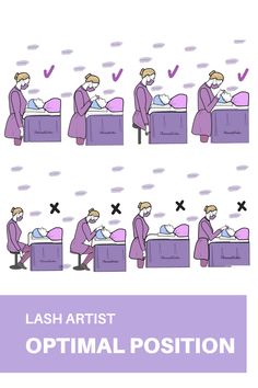 Proper Sitting Posture, Lash Room Ideas, Eyelash Extension Training, Lashes Tutorial, Eyelash Tips, Eyelash Technician, Lash Extensions Styles, Perfect Eyelashes