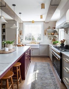 the kitchen is clean and ready for us to use in its new owner's home