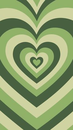 a green and black heart shaped background