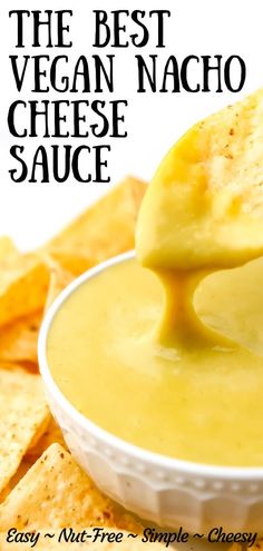 the best vegan nacho cheese sauce