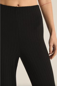 Introducing your new favorite go-to: our high-rise pant with a relaxed wide leg fit, perfect for all-day comfort and style. Crafted from heavyweight premium slub rib fabric with an ankle-length design and an elastic waistband, it's the epitome of effortless chic for any occasion. Regular fit Premium Slub Rib: 50% Rayon, 47% Polyester, 3% Spandex Mid rise Ankle length Elastic waistband Heavyweight Heavy soft wash Machine Wash Cold, Genlte Cycle, Hang to Dry Rib Fabric, Knit Bottom, Sweatshirt Set, High Rise Pants, Effortless Chic, Ribbed Fabric, Summer Collection, Dark Chocolate, Ankle Length