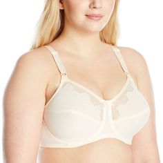 Brand New Bali Women's Flower Underwire Bra (40f) Details: Beautiful Floral Pattern Full Coverage 2-Part Unlined Cups Comfort-U Back Design Seamed, Crepeset Cups Flexible Side Boning Adjustable Shoulder Straps Underwire Back Hook-And-Eye Closure Style No. 0180 Cups & Center Belt: Nylon Backs: Nylon, Spandex Hand Wash Imported Bali Bras, Cream Yellow, Everyday Bra, Womens Bras, Underwire Bra, Bra Lingerie, Lace Bra, Light Beige, Winter Women