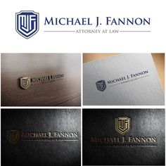 the logo for michael j fanon, a law firm that has been named as an official