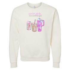 The perfect sweatshirt for the GIRLIES! Choose from Diet Coke or Dr. Pepper! Sweet Shirts, Hot Cocoa Stand, Lilly Inspired, Long Sleeve Baseball Tee, Matching Sets Outfit, Comfort Colors Sweatshirt, Sweet Shirt, Sweat Set, Fall Denim