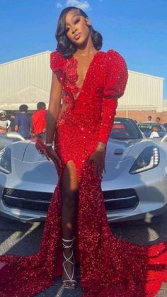 Prom Dresses Long Mermaid, Red Evening Dress, Cute Prom Dresses, Prom Looks, Red Prom, Pretty Prom Dresses