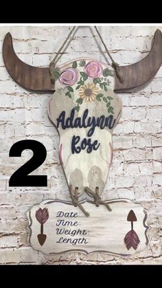 Western Baby Nurseries, Baby Door Hanger, Country Baby Girl, Baby Door Hangers, Cowgirl Baby, Cowgirl Nursery, Baby Door