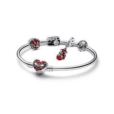 Pandora Marvel, Spider Man Mask, Spiderman Gifts, Sterling Silver Bangle