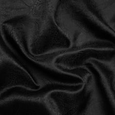 the black fabric is very soft and shiny