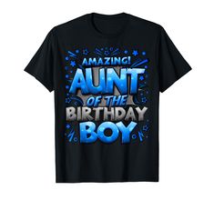 PRICES MAY VARY. Matching Family Birthday Gifts For Boys Birthday. Aunt of the birthday boy matching family outfits. Great matching family shirt for Aunt of the birthday boy. Matching family shirts for boy's 1st 2nd 3rd 4th 5th 6th 7th 8th or 9th Birthday for him. This outfit makes a great Shirt of Aunt in matching birthday boy family theme. Aunt of the birthday boy outfit shirt for birthday of 1 2 3 4 5 6 7 8 or 9 year old boy. Matching it with Mom Dad Grandma Grandpa Nana Papa of the birthday Birthday Aunt, Birthday Boy Outfit, Matching Family Shirt, Matching Family Shirts, Family Theme, Family Shirts Matching, Birthday For Him, Birthday Boy Shirts, Family Birthday