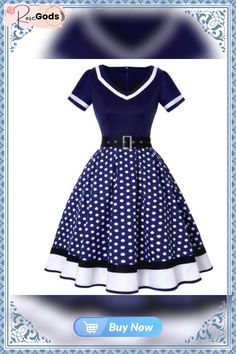 Retro 50s 60s Retro Party Polka Dot Print Pin Fashion Rock Vintage Dress Square Dance Outfit, Dance Outfit Ideas, Square Dance, 60s Retro, Rock Vintage, Dance Outfit, Pin Fashion, Retro Party, Polka Dot Print