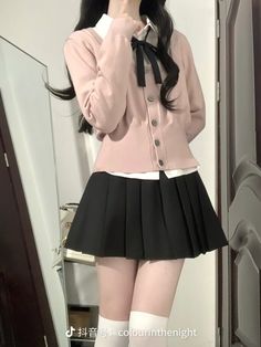 Ulzzang Dress, Co Ords Outfits, Sock Outfits, 사진 촬영 포즈, Japanese Outfits, Fashion Fits, Girly Fashion