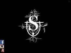 a black and white logo with the letter s in it's center on a dark background