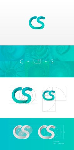 some type of logo that is designed to look like an ocean wave with the letter s on