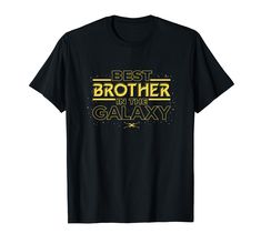 PRICES MAY VARY. Official Star Wars Merchandise スター・ウォーズ 銀河一の兄弟 家族旅行 誕生日 Lightweight, Classic fit, Double-needle sleeve and bottom hem Sister Hoodies, Star Wars Baby Shower, Brother Humor, Best Cousin, Galaxy Shirt, Uncle Tshirt, Uncle Birthday, Grandpa Birthday Gifts, Star Wars Shirt