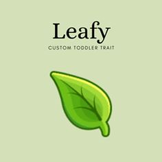 the leafy logo is shown on a green background