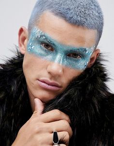 Futuristic Makeup, Alien Makeup, Space Makeup, Halloween Kit, Design Makeup, Avant Garde Makeup, Runway Makeup, Mens Editorial, Male Makeup