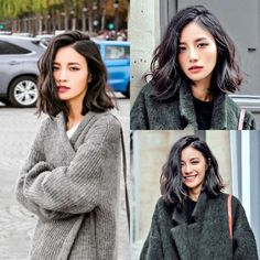 Medium Modern Haircut, Medium Hair Styles Asian, Asian Medium Length Haircut, Shoulder Length Haircuts For Thick Wavy Hair, Long Bob Asian Hair, Lob Haircut Asian, Asian Hair Long Bob, Long Bob Asian, Asian Hairstyles Medium