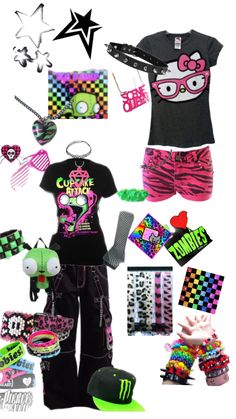 Scene Queen Outfit, Hot Topic Aesthetic, Punk Style Outfits