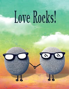 Rocks Wearing Sunglasses Anniversary Card Happy Anniversary Blessings, Happy 10 Months Anniversary, Happy Fathers Day Cards, Wedding Anniversary Greeting Cards, Christmas Note Cards, Button Craft, Christmas Note