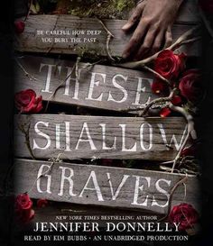 the book cover for these shallow graves