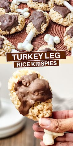 Easy Turkey Leg Rice Krispies Recipe (Perfect Bake Sale Treat!) Rice Krispie Treat Turkey, Thanksgiving Bake Sale, Thanksgiving Rice, Treats For Thanksgiving, Bake Sale Ideas, Fall Bake Sale, Bake Sale Desserts