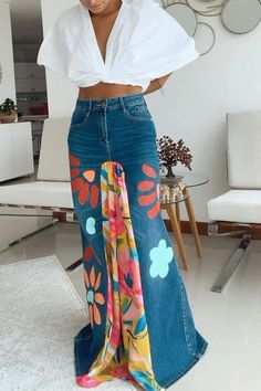 Fall 2024 Fashion Trends Warm Weather, Eclectic Clothing Style, Patchwork Denim Jeans, Denim Diy, Fashion Mistakes, Fall Fashion Outfits, Fit Style