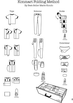 the instructions for how to fold an origami shirt and pants in one sheet